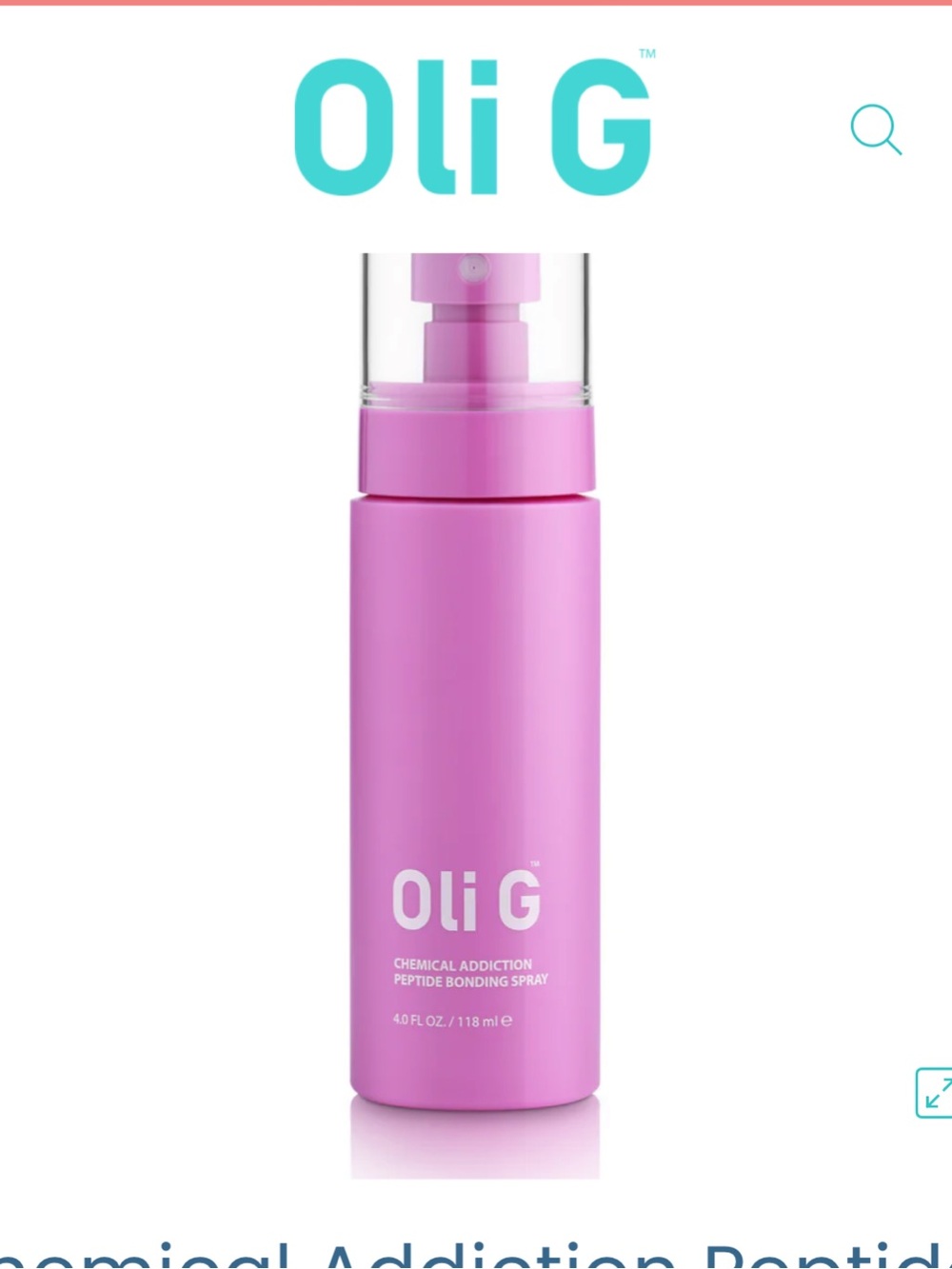 Chemical addiction Peptide Bonding Spray - Lightweight Hair Protector